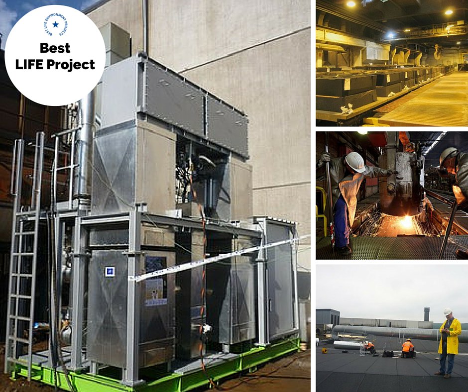 LIFEProgramme's tweet photo. Finnish project #Odourlesscasting selected as #BestLifeProject2015 4 measuring #hazardousemissions in foundries https://t.co/NF3nwogYxH https://t.co/QGYYtui6JS