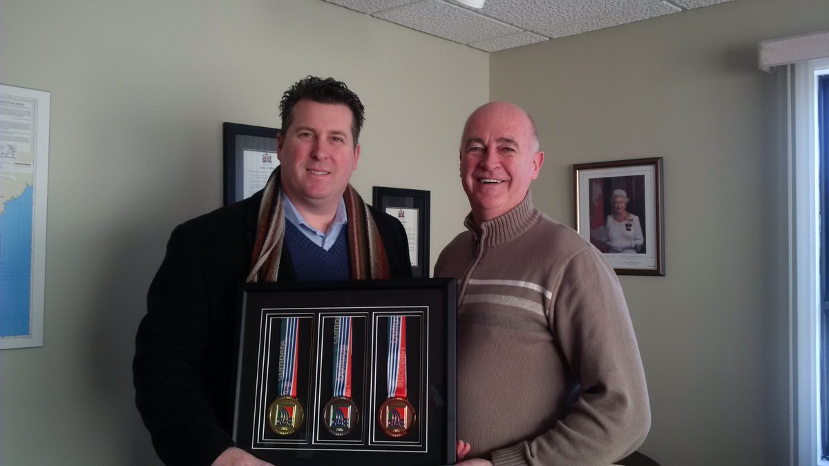 Honoured to be presented with this set of official #CBSSummerGames2016 medals by <a href="/e_schibler/">Eric Schibler</a>. Everyone was a gold winner during these games!