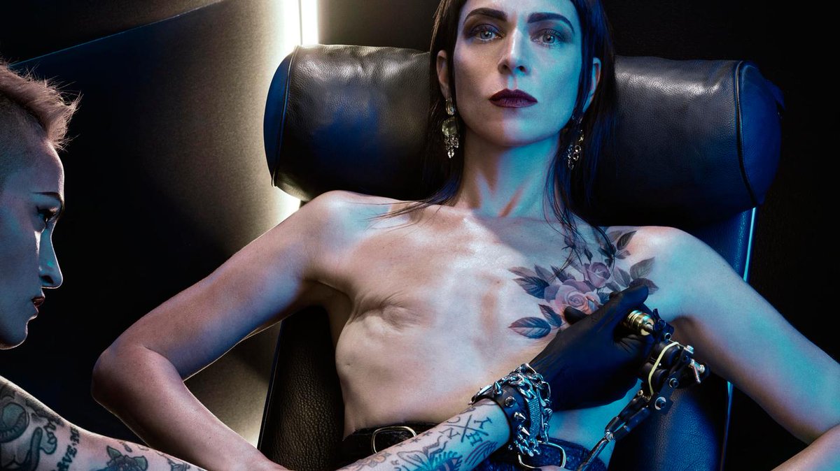 The star of <a href="/Equinox/">Equinox</a>'s striking new ad makes art out of a double masectomy bit.ly/2jDG6Ny