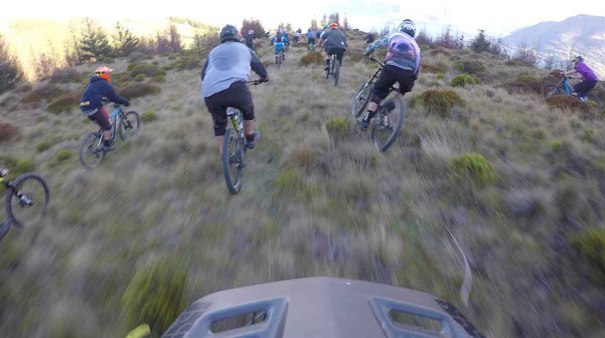 Elbows out! | It's the Fernie Feeding Frenzy with <a href="/TraceyHannah/">Tracey Hannah</a> &amp; <a href="/couscousracing/">fabien cousinié</a>. vitalmtb.com/videos/member/…