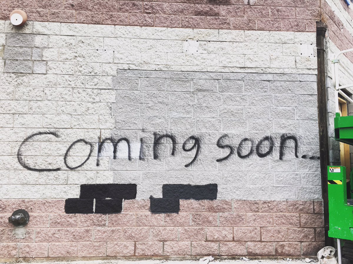 Looks like somebody in our hood is really excited for our arrival... We're excited too!
