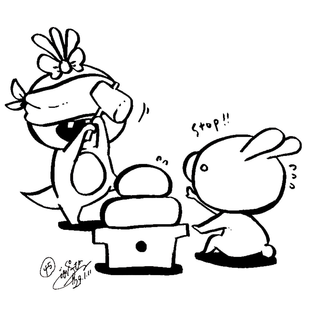 yonko_ichi's tweet photo. #鏡開き
#まいにちよんこいち https://t.co/zFtRQCPprP