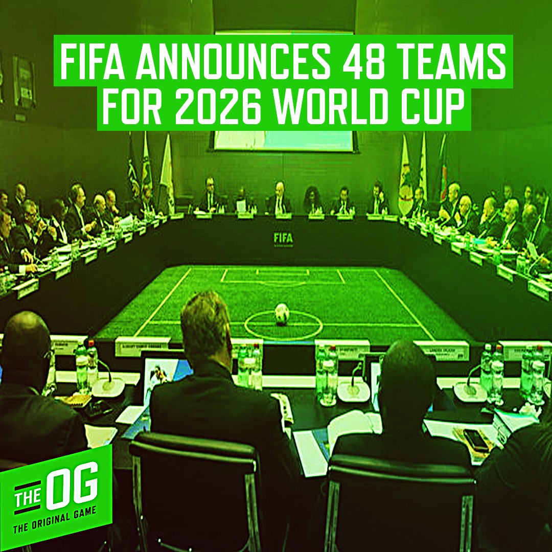 TheOGonKiswe's tweet photo. #FIFA Council controversially decided on a 48-team plan for the 2026 @FIFAWorldCup  #soccer #fifa #WorldCup2026 https://t.co/BbFqMmZxIm