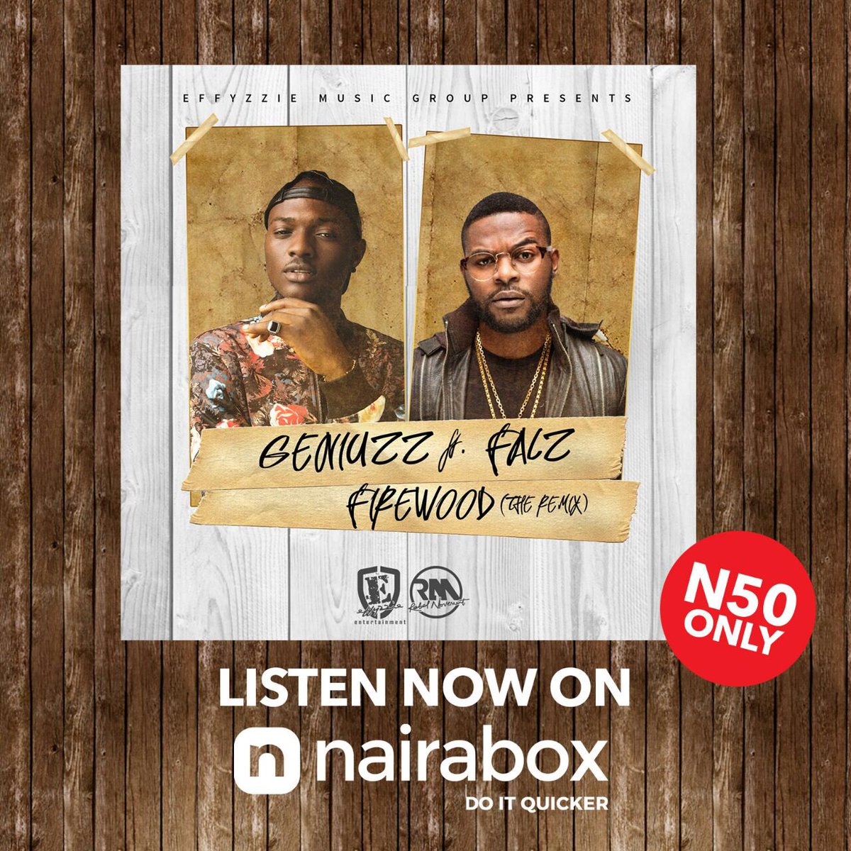 nairaboxmusic's tweet photo. Still up on #nairaboxmusic 🎧 
#firewoodremix 

#FirewoodRemixOnNairabox 
#doitquicker

DL the nairabox app now (Android and IOS) https://t.co/X9i4oYSYcK