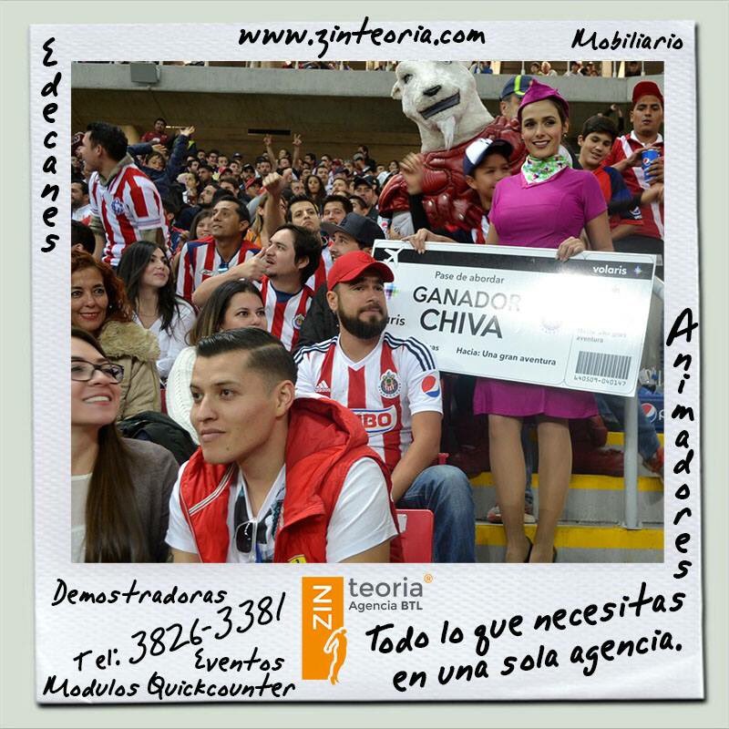 ZinteoriaBTL's tweet photo. #Edecania y #Botarga para @viajaVolaris ✈️ en @EstadioOmnilife
#Marketing #BelowTheLine
#AdvertisingAgency https://t.co/F9q2UeCmJE