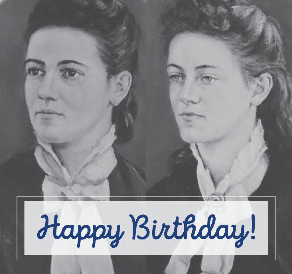 Happy birthday to 2 of our Founders! Anna Boyd Ellington and Mary Comfort Leonard were both born today in 1856.