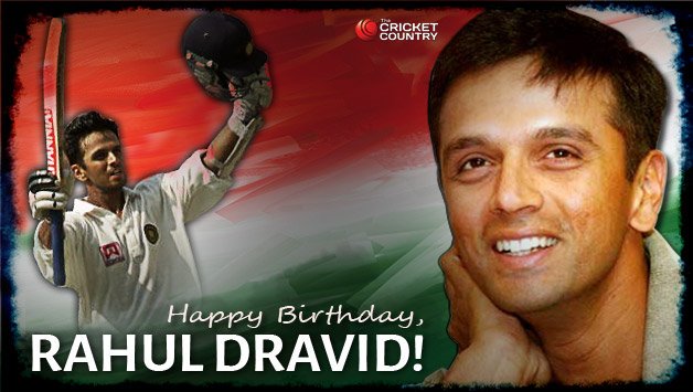 Happy birthday Rahul dravid 