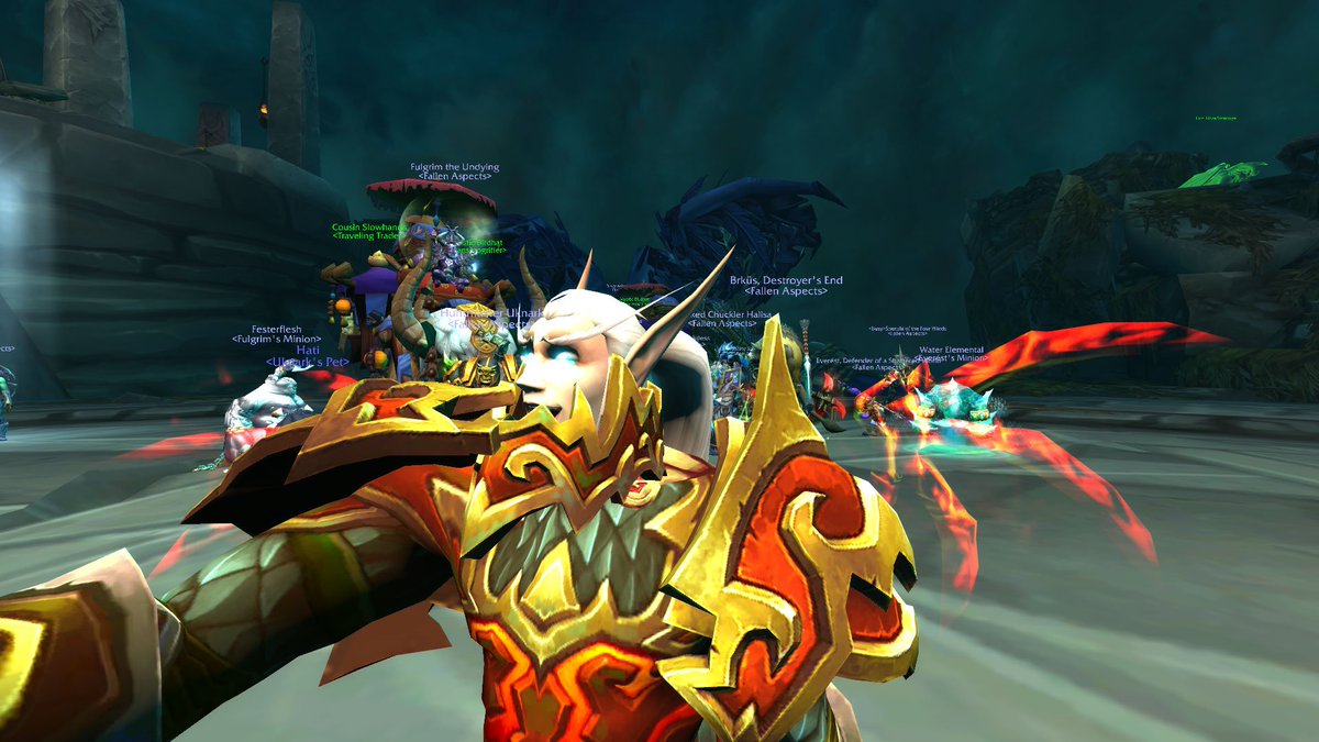 The_Shaquiry's tweet photo. Helya's down, repeat, Helya's down! We are WORTHY!
#warcraft #tank #greatjob #trialsofvalor #heroic @FallenAspects https://t.co/p7vMJhNRYv