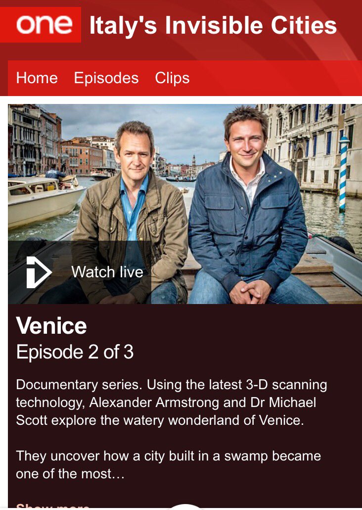 pambhandal's tweet photo. Excellent program on Venice being laser scanned from which a digital 3D model wil be created #bim #italysinvisiblecities #bbc https://t.co/O6Wdb3FeSe