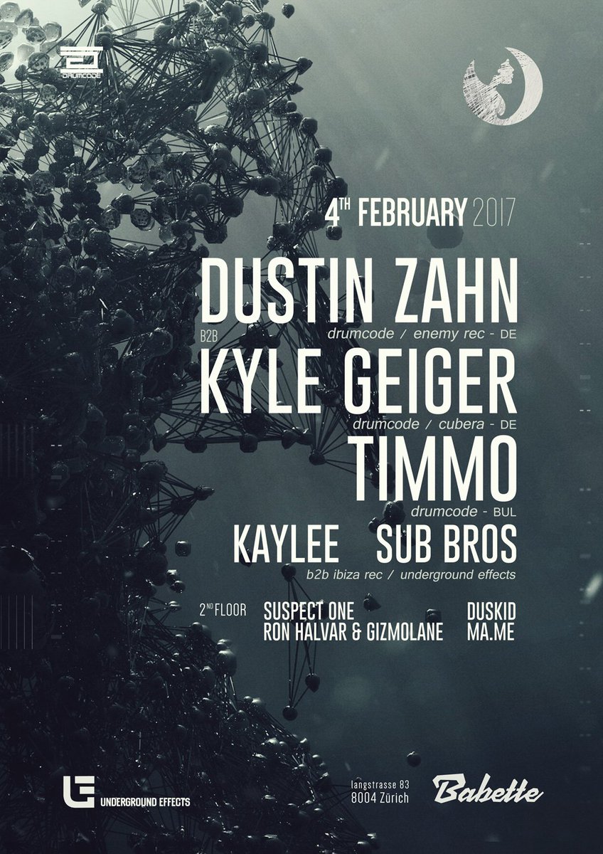 UE_Events's tweet image. TechnoArt w/Dustin Zahn b2b Kyle Geiger &amp;amp; Timmo