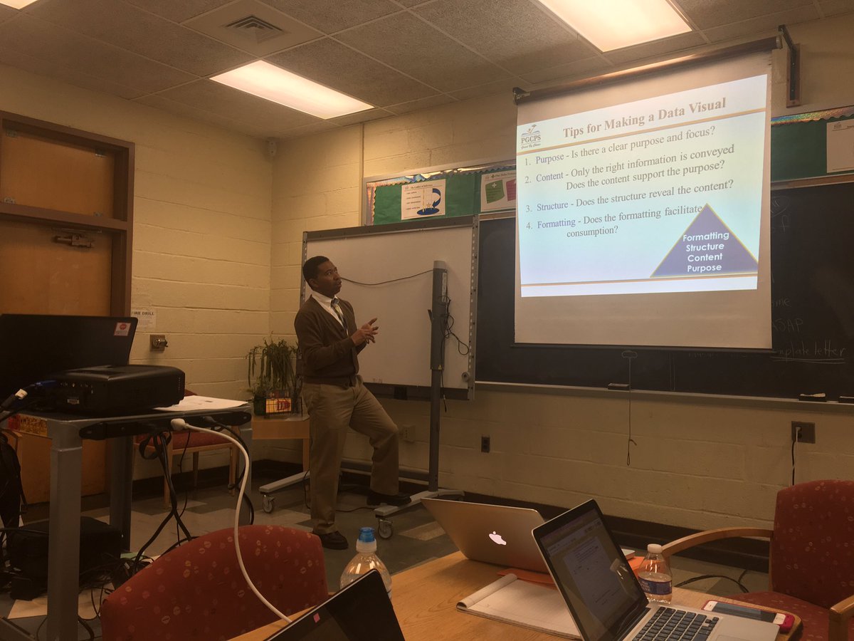 IAmNateNewman's tweet photo. Suitland HS is engaged with DataWise! Thank you Dr. Simms @KasandraLassit4 @LiteracyisMeek #Cluster4 #SteppingUpTheLadder https://t.co/NZRJGWUu9O