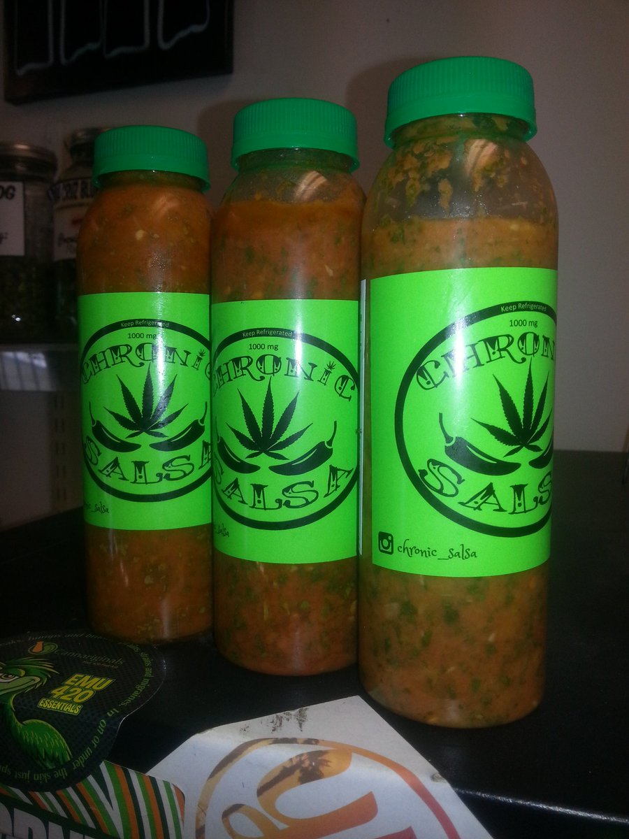 rxleaf's tweet photo. Salsa game on lock crazy tasty and potent! Come threw and get some! https://t.co/jKAA5iAtuA