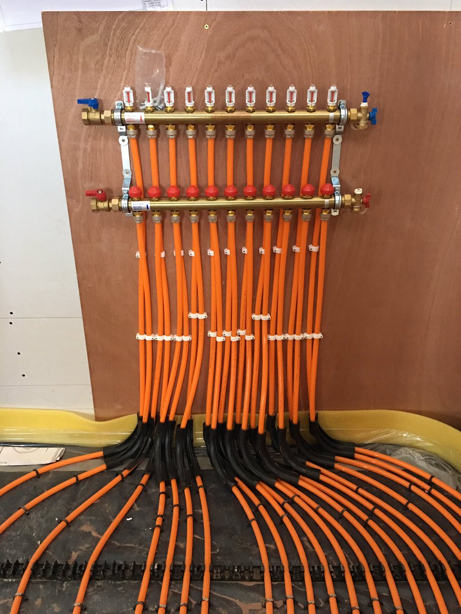 Warrenenergy's tweet photo. Employed today to assist with an underfloor heating installation.  Very pleased! @Continental_UFH https://t.co/OG9t22h2cg