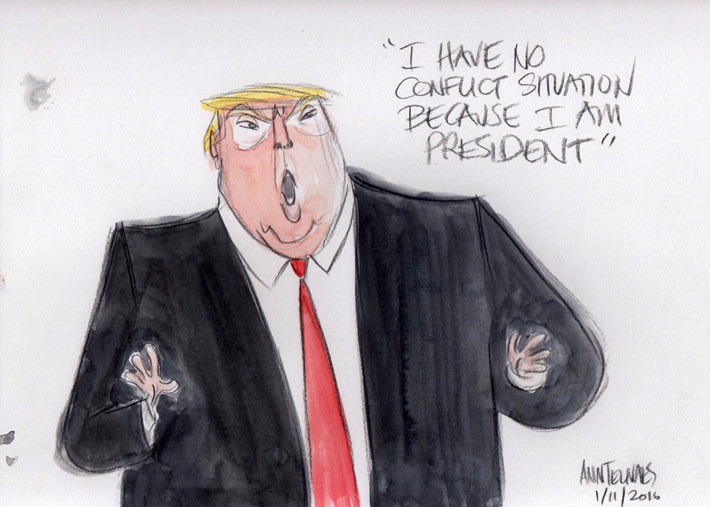 Not parody. He actually said this. 
#TrumpPressConference