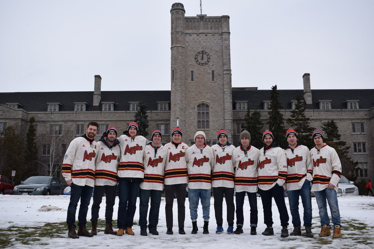 guelph_gryphons's tweet photo. Tmrw night (7:30pm) on campus, the puck drops on our 1st ever "Aggies Night" MHKY game! See you there Aggies! @UofGuelphOAC @OACAggies https://t.co/R73jugDFcR