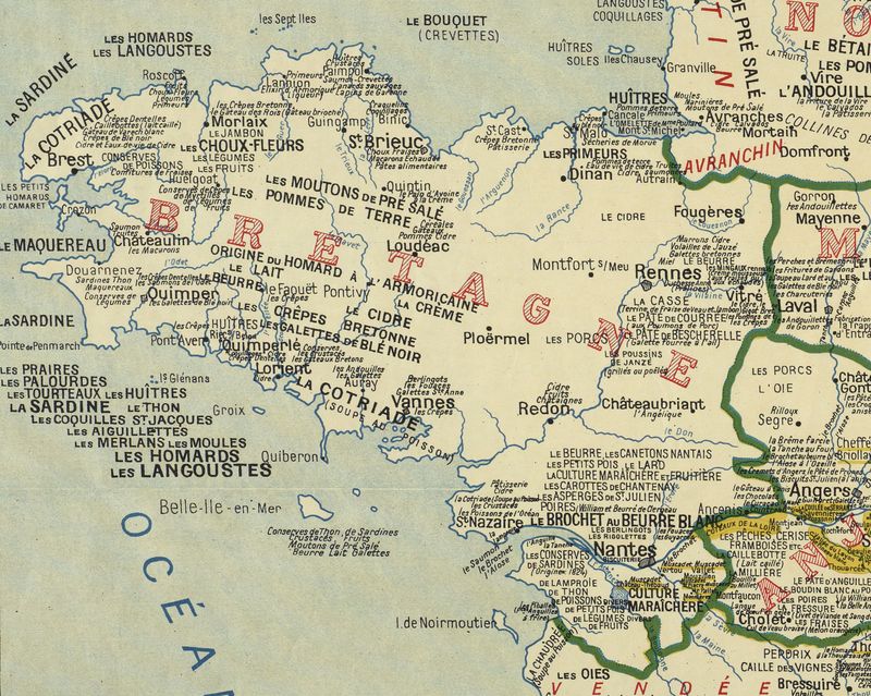 KOME_events's tweet image. La carte des spécialités #MadeInBZH de...1929 via @dataspotTLG letelegramme.fr/dataspot/breta…  #BZH #Bretagne #BZHPower #data