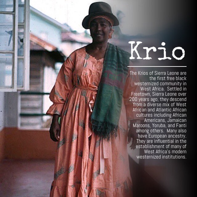 iamwestafrican's tweet photo. first free black westernized community in West Africa.  #krio #sierraleone #westafrican #africanamerican #jamaica  #novascotia #yoruba https://t.co/uwQLK1aH6J