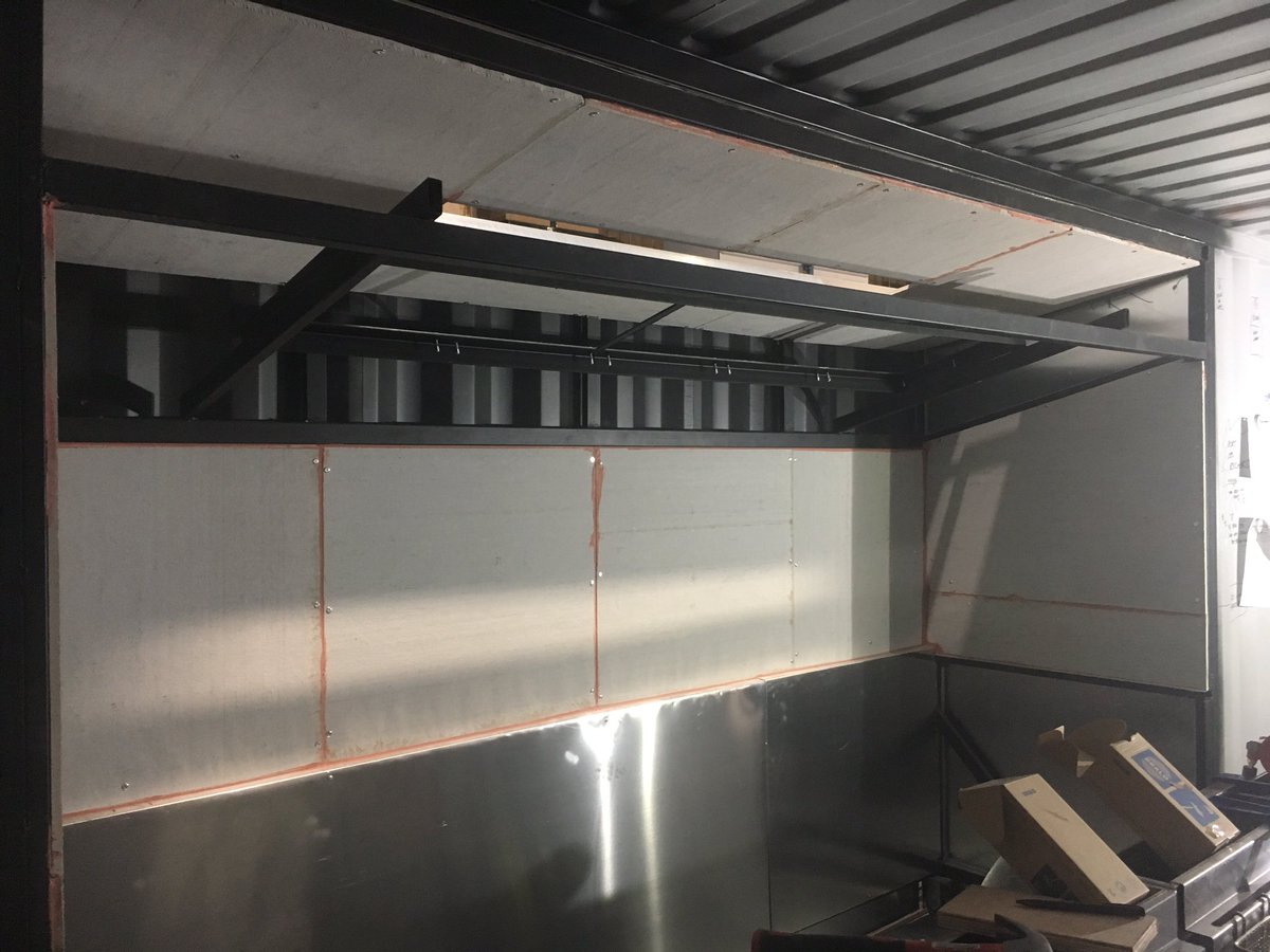 festivalmark's tweet photo. Shipping container now coming on in leaps &amp; bounds. Ready for March???mmmmmm.... https://t.co/Ee50WDgJSF