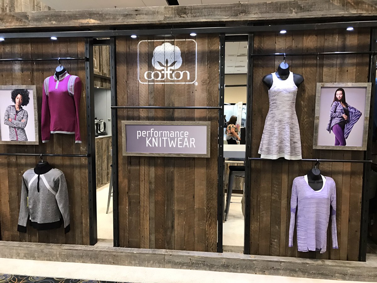 CottonInc's tweet photo. Check out our performance knit collections developed with #Stoll and #ShimaSeikiUSA #outdoorretailer #ORWM17 Booth 155-401 https://t.co/pVWkE94eDL