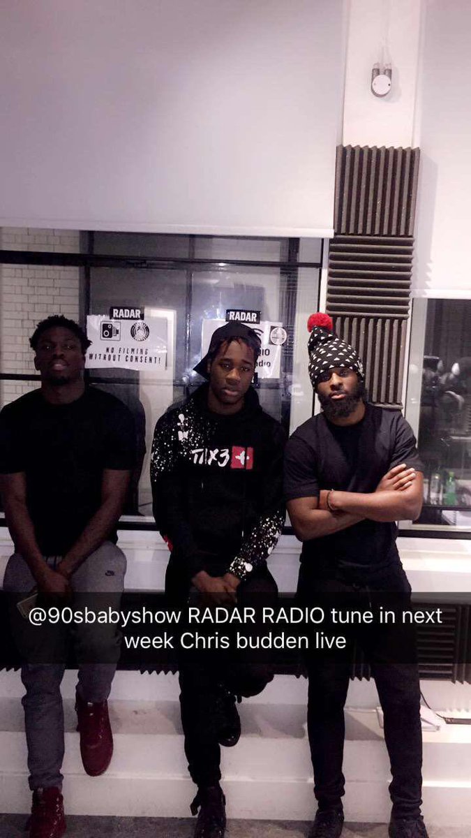Once again big up <a href="/RadarRadioLDN/">Radar Radio</a> and a massive shout to the <a href="/90sBabyShow/">#90sBabyShow</a> for having us... <a href="/temiAlchemy/">Mr Alchémy 🎯</a> @Fr3dSantana Great show