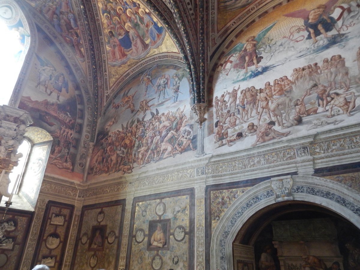 KimberlyinRome's tweet photo. Thinking back to my visit last week to #Orvieto &amp; spectacular Signorelli frescoes in the cathedral. #art #Renaissance https://t.co/lhFyFXJHKB