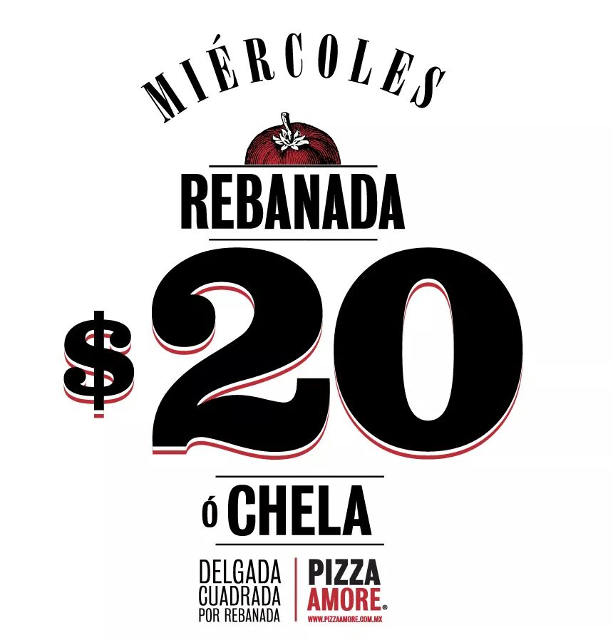 PizzaAmoreCo's tweet photo. si se te olvido, te recordamos que los miércoles solo hay una promocion! 
#PIZZAAMORE https://t.co/0rK16x0q5k
