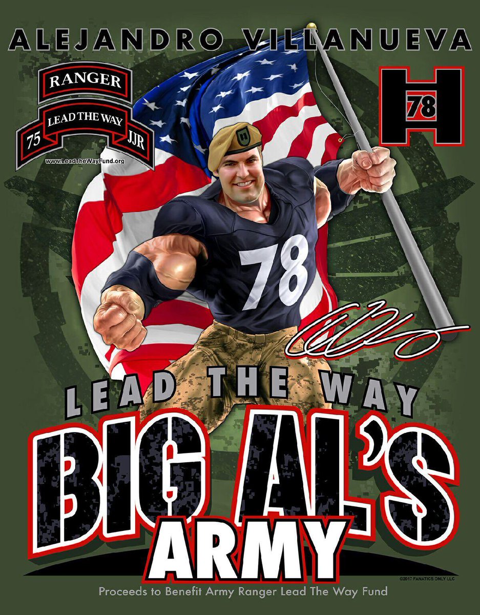 LegaciesAlive's tweet photo. Get your @steelers #AliVillanueva #BigALsArmy t-shirt today! Proceeds benefit #LegaciesAlive & @LeadTheWayFund 🇺🇸 https://t.co/r8BgPnYWLg https://t.co/gPDd4Oihhk