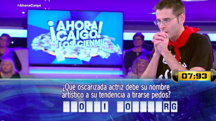 ActualidadRT's tweet photo. "Tongo": Así se quedó sin 100.000 euros un concursante del programa español 'Ahora Caigo' https://t.co/T71GVmWbh4 https://t.co/sID4meHFSC