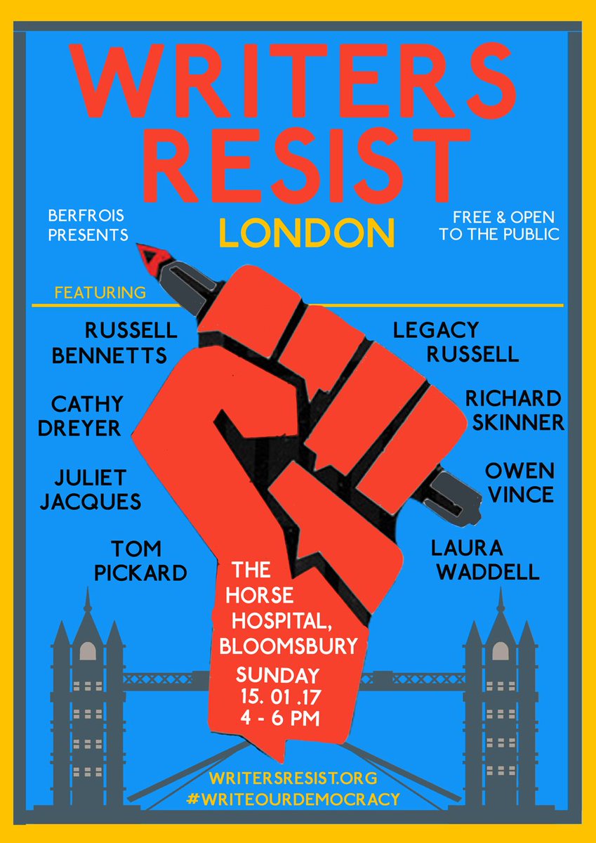 berfrois's tweet image. Did we mention the free wine? #FelixDennis #writeourdemocracy #readersresist