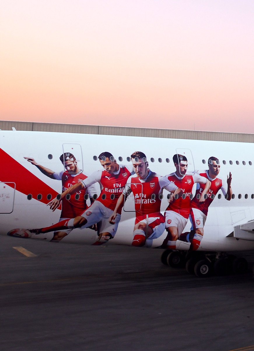 RomanoFirstHalf's tweet photo. #HelloArsenalA380 https://t.co/qjIp7wM8G9