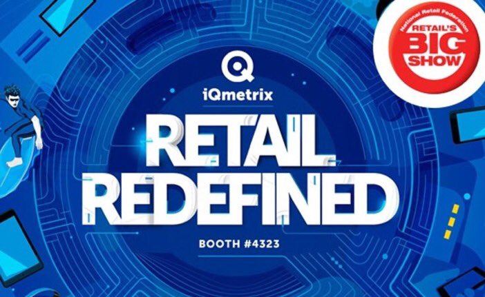 StoreOperations's tweet photo. Join @iQmetrix at #NRF17 see how retailers are using the latest innovations. 
Endless aisle, POS, dig signage, payments, VR, store metrics. https://t.co/EjO7YPZFf7