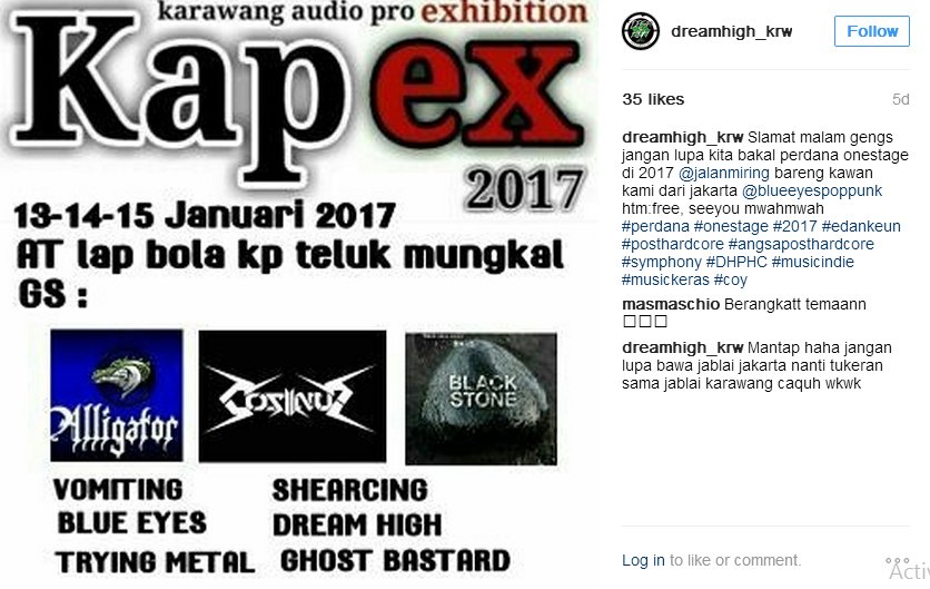 Dream High Official (@dreamhigh_krw) on Twitter photo jangan sampai gak tau dan jangan sampai kalian lewatkan, ayo kita ramekan kawan <a href="/blueeyespoppunk/">ig : Blueeyespoppunk</a> <a href="/acarakarawang/">ACARA KARAWANG </a> <a href="/efek_positif/">EfekPositifOfficial</a> <a href="/infogigsKRW/">INFO GIGS KARAWANG</a> jangan sampai gak tau dan jangan sampai kalian lewatkan, ayo kita ramekan kawan <a href="/blueeyespoppunk/">ig : Blueeyespoppunk</a> <a href="/acarakarawang/">ACARA KARAWANG </a> <a href="/efek_positif/">EfekPositifOfficial</a> <a href="/infogigsKRW/">INFO GIGS KARAWANG</a>