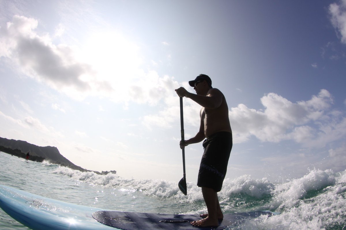 AqualaniHawaii's tweet photo. Enjoy a morning #SUP ride with us! #oahu #waikiki #supoahu https://t.co/tdOJoQoMwD