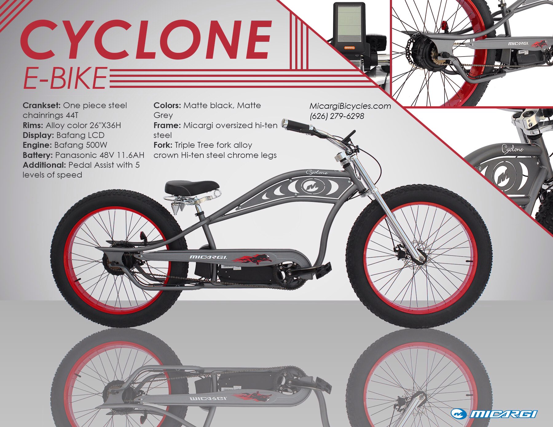 Micargi motorized bicycle hotsell