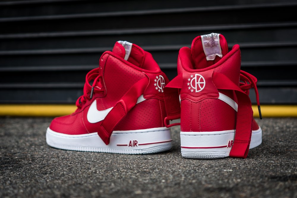 nike air force 1 high perf gym red