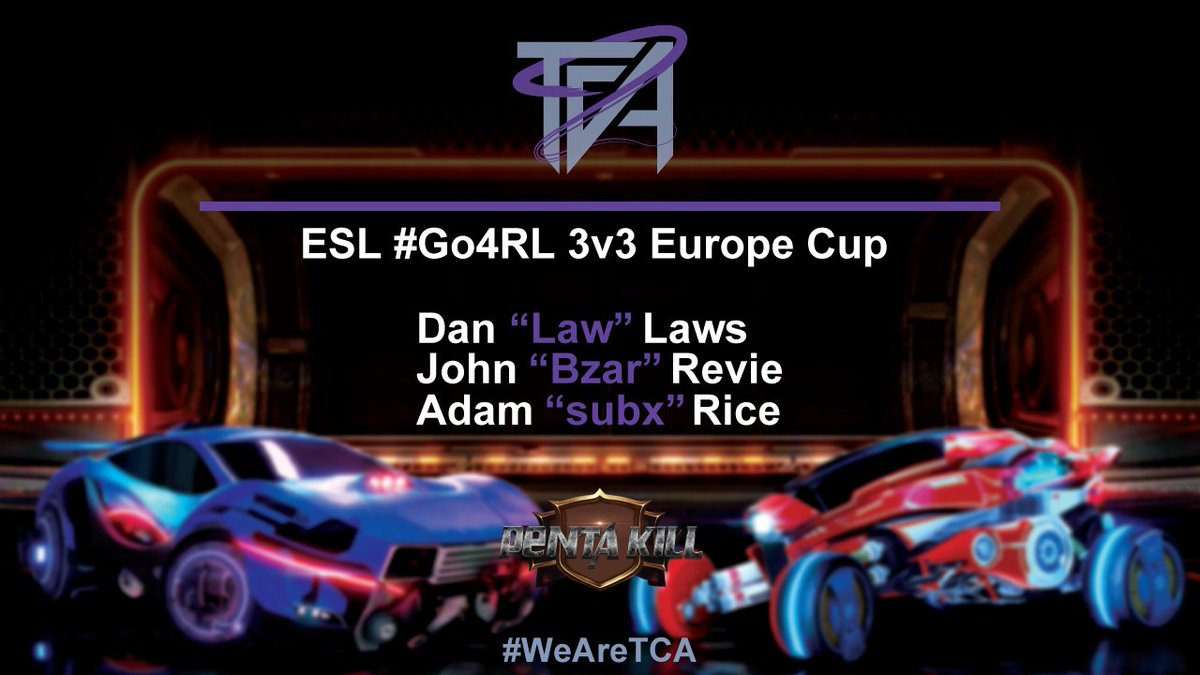 TCA eSports (@tcaesports) on Twitter photo #TCARL are you ready to take center stage and take over <a href="/ESLRocketLeague/">ESL Rocket League</a> .
Powered by <a href="/pentakillesport/">Pentakillesport</a>
#WeAreTCA #TCARL are you ready to take center stage and take over <a href="/ESLRocketLeague/">ESL Rocket League</a> .
Powered by <a href="/pentakillesport/">Pentakillesport</a>
#WeAreTCA