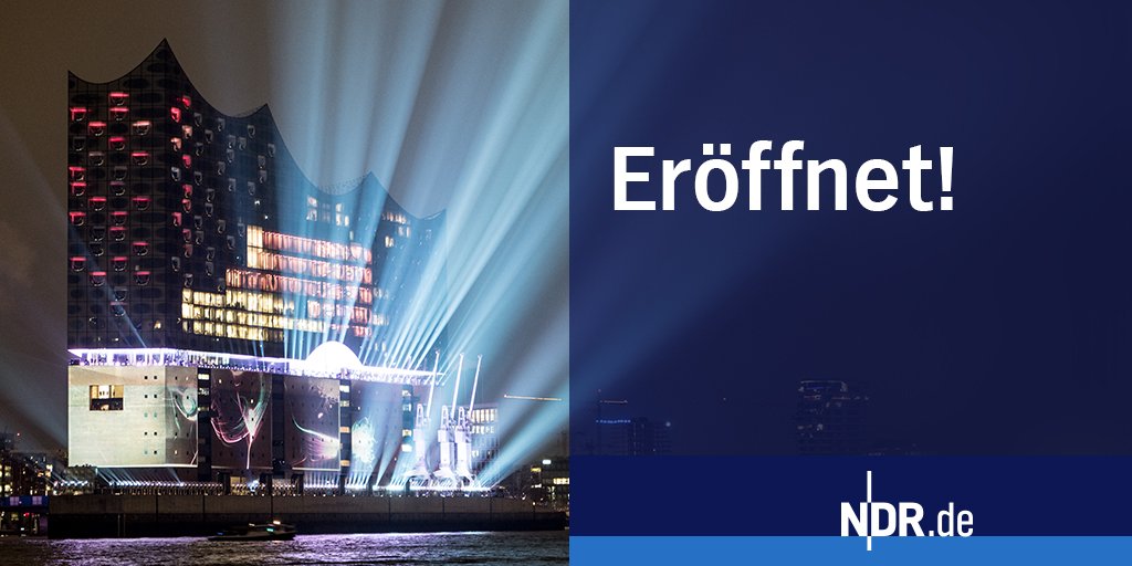 ndr's tweet image. Hamburgs neues Wahrzeichen. Wunderschön! #Elbphilharmonie #Elphiopen