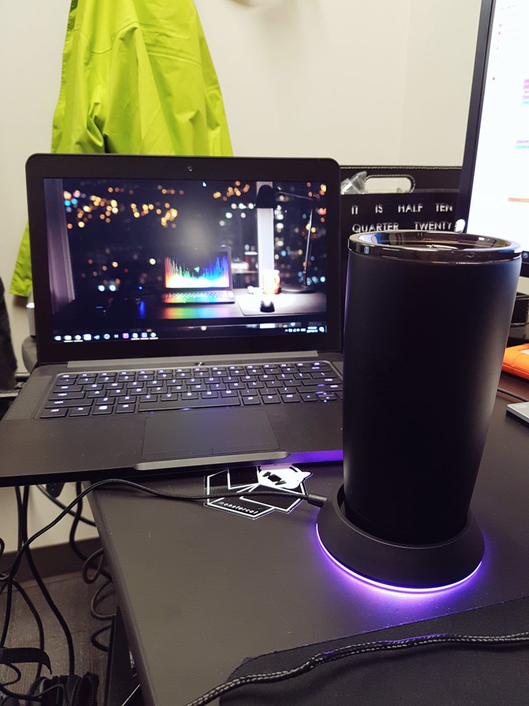 Linus Tech Tips on Twitter "I thought I needed more Razer in my life and bam. Chroma mug holder