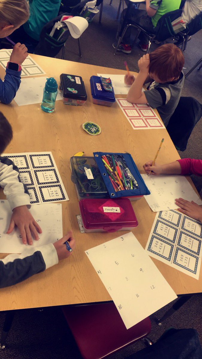 Challenging ourselves this afternoon with three-digit addition 🤗 #workingourbrains #weloveachallenge #DLSchools