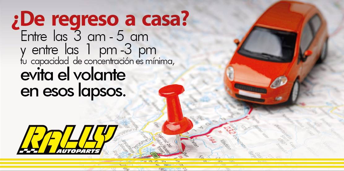 rallyspeedman's tweet photo. Tu cuerpo determina las capacidades que tienes. Si no puedes evitar manejar a estas horas, lo mejor es programar paradas de descanso https://t.co/BEihOJ3Hy6