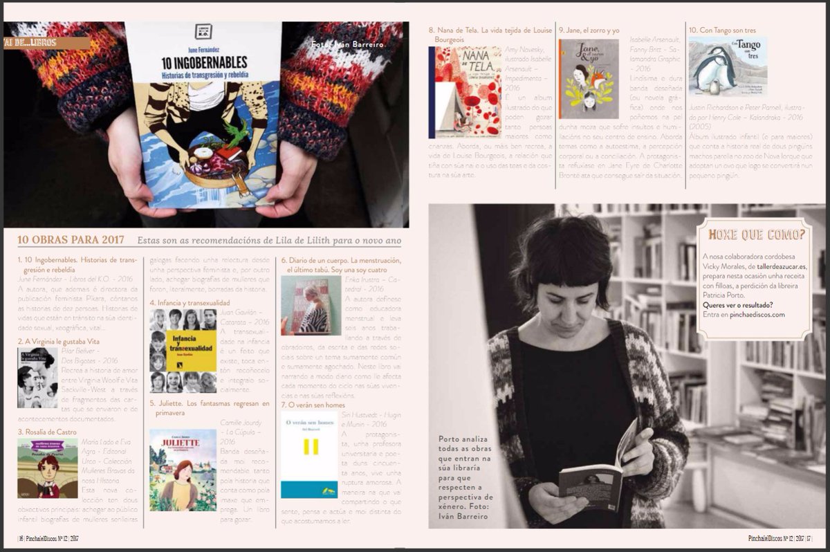 No nº d xan-febr d <a href="/pinchaediscos/">Pincha(e)Discos</a>, entre as lecturas recomendadas para 2017 pola <a href="/liladelilith/">lila de lilith</a> figura 'O verán sen homes' d Siri Hustvedt.