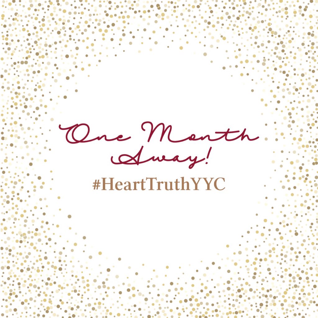 hearttruthyyc's tweet photo. We are just one month away from The Heart Truth Calgary Fashion Show! Still need tickets? https://t.co/0QjPAasSyr #HeartTruthYYC https://t.co/HeKgShuiP5