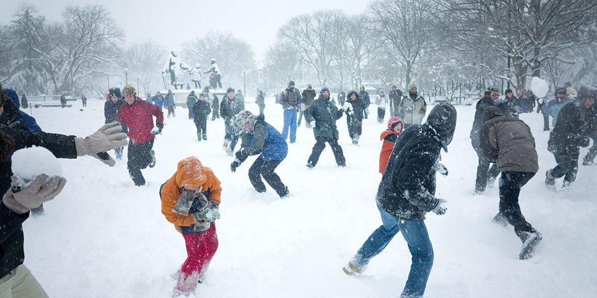 live955's tweet photo. There is an organized #snowball fight going on in #AlbertaPark right now! https://t.co/sjkPoDmhSe