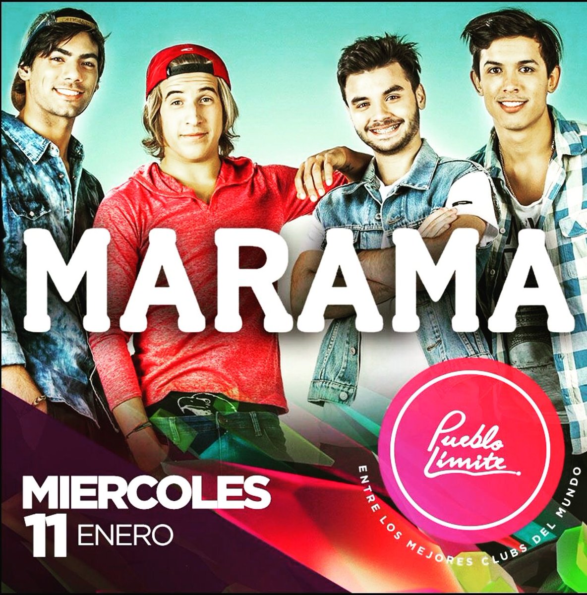 pueblolimiteOK's tweet photo. hoy *MARAMA en vivo💃
*damas* FREE 2:30am
*combos* $300 c/ $150 en consumo.
*micros damas* 2am en 105 y Av.3 (sin cargo)
📲1141582556 https://t.co/AgZISIXs1Q