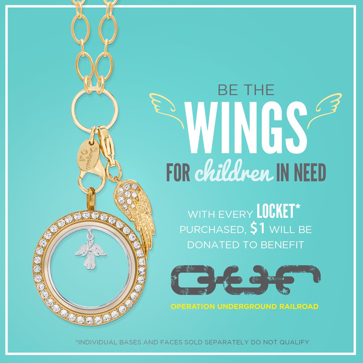 OrigamiOwl's tweet photo. From 1/11 - 1/15, a $1 from every locket purchased will be donated to support OUR. #EndHumanTrafficking #OrigamiOwl https://t.co/1exnWq7amr https://t.co/VoCR37FvaD