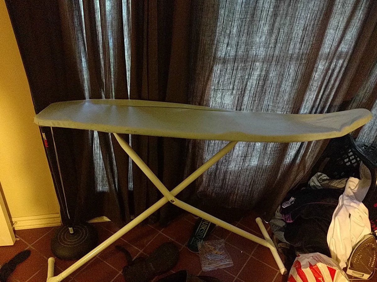 followAdamA's tweet photo. Got in a fight with the ironing board again. #wassupnow https://t.co/WT53Wd0HGm