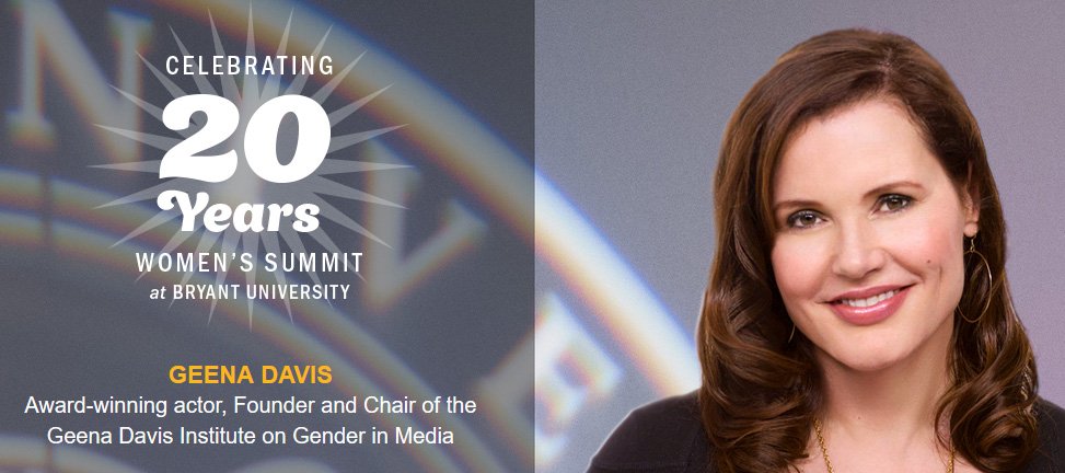 Womens Summit to feature actress Geena Davis <a href="/BryantUniv/">Bryant University</a> <a href="/BryantUniv_News/">Bryant U News</a> pbn.com/Actress-Geena-…