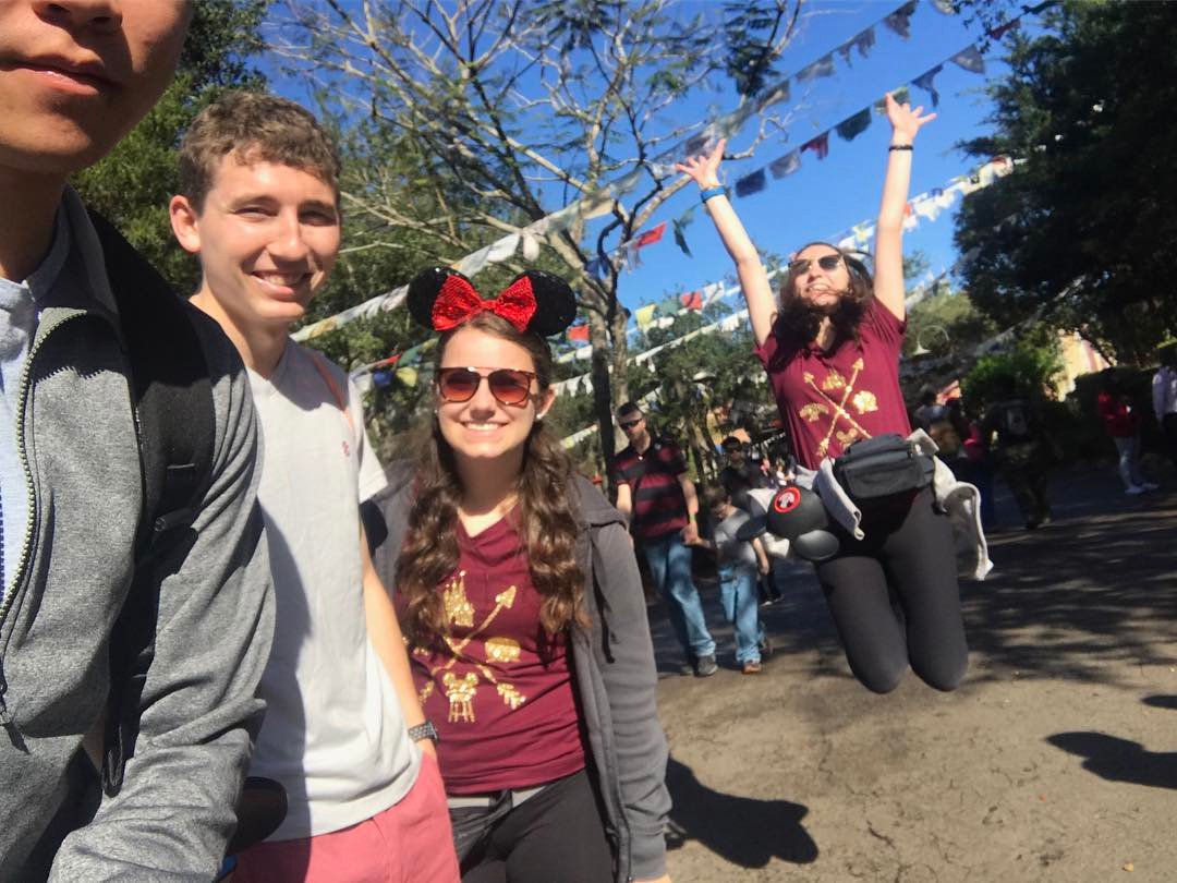 TheFamMK365's tweet photo. From Instagram: We’re JUMPING for joy in Animal Kingdom #mk365 #jumpingintonewworldpic https://t.co/eCaaIjA3gJ https://t.co/GgIr1d6Qwl