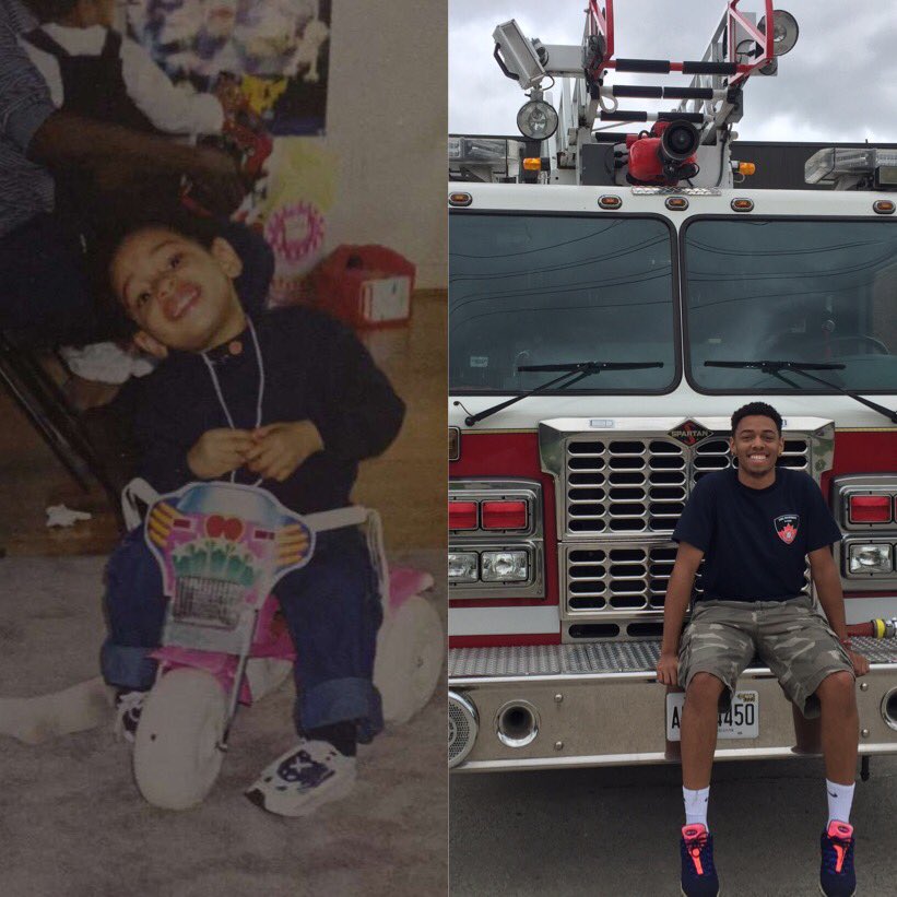 _JarelAlexander's tweet image. From the trike to the big rigs, coming for em mama 💞‼️#year2022👨🏽‍🚒🚒🔥