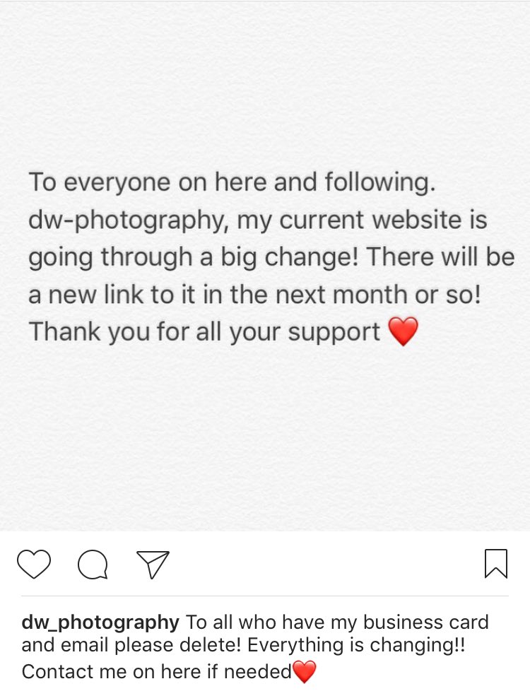 As it says, please delete and throw away my email and business cards! New ones to come!